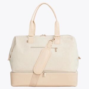 BEIS The Weekender in Beige travel bag